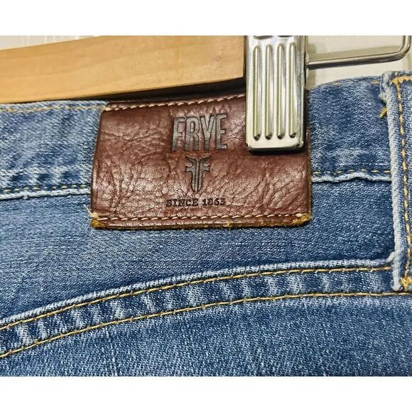 FRYE Jeans Women’s 26 Blue Denim Straight Leg - Picture 7 of 7